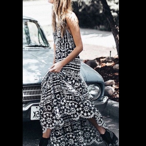 Jen's Pirate Booty black white Embroidered Mesh M - Picture 6 of 6